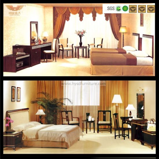Деревянный набор спальни мебели спальни гостиницы (HY-029)