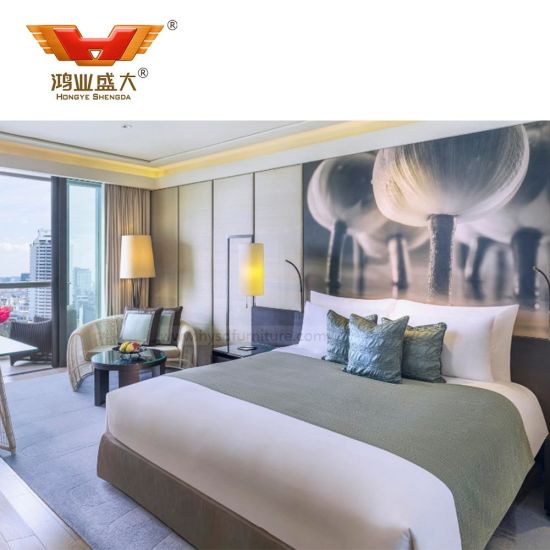 Спальня отеля современного дизайна, сделанная в Китае, установила мебель для спальни