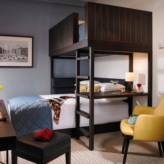 Спальный гарнитур Hilton Производитель мебели Индивидуальная мебель для отелей