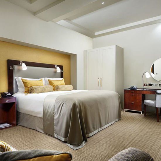 Мебель для спальни Простая двуспальная кровать Современная роскошь используется мебель гостиничного номера