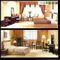 Наборы мебели спальни гостиницы Coustomized нового дизайна роскошные (HY-025)