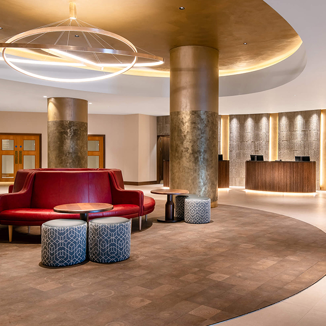 5 звезд гостеприимства Hilton Hotel Lobby мебель