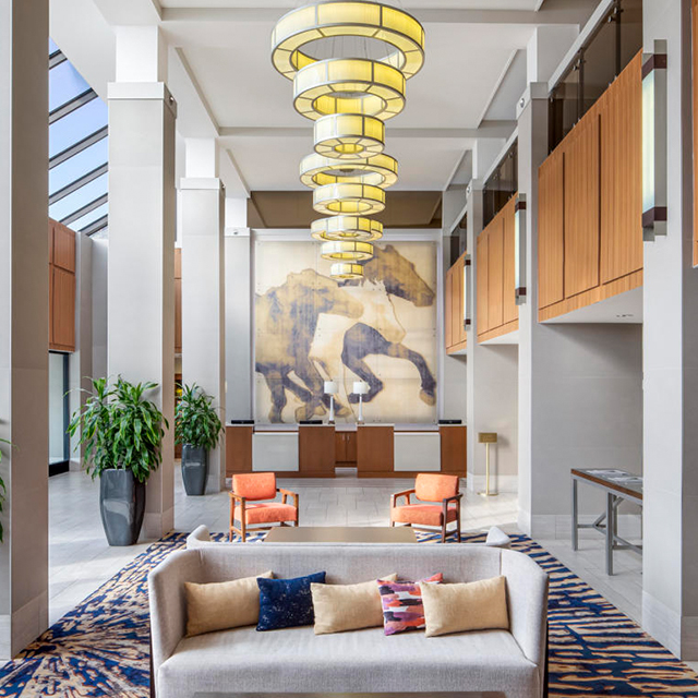 5 звезд гостеприимства Hilton Hotel Lobby мебель