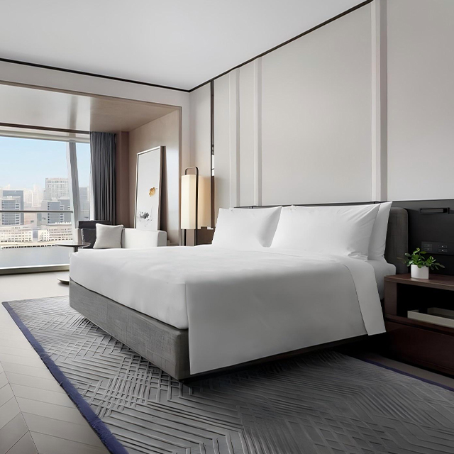 JW Marriott Modern Hotel King Size Bed